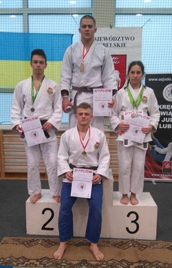 Judocy z medalami Judocy z medalami