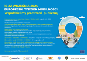 Plakat Europejskiego Tygodnia Mobilności