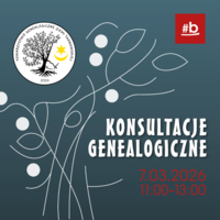 Plakat konsultacji genealogicznych