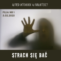Plakat spotkania młodych wielbicieli thrillerów
