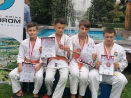 Judocy Błękitnych Tarnów, medaliści z Wolbromia