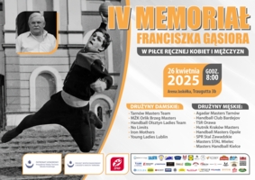 Plakat IV Memoriału Franciszka Gąsiora