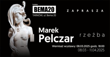 Zaproszenie na wystawę rzeżby Marka Pelczara