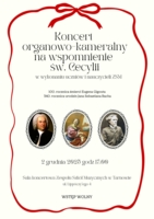 Plakat koncertu w Zespole Szkół Muzycznych