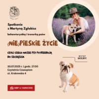 Plakat spotkania z Martyną Zgłobisz