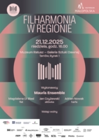 Plakat koncertu "Filharmonia w regionie"