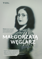 Plakat spotkania autorskiego z Małgorzatą Węglarz