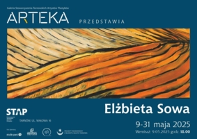 Plakat wystawy Elżbiety Sowy