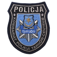 Plakietka komisariatu Policji Tarnów-Centrum