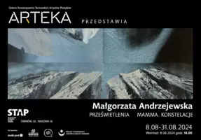 Plakat wystawy Małgorzaty Andrzejewskiej