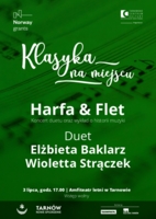 Plakat koncertu "Klasyka na miejscu"