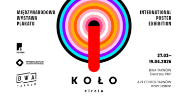 Plakat międzynarodowej wystawy plakatu „Koło/Circle”