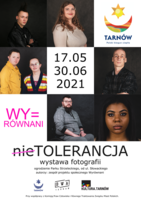 plakat promujący wystawę nieTolerancja
