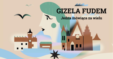 Plakat Gizela Fudem "Jedna mówiąca za wielu"