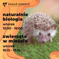 Plakat zajęć przyrodniczych w Pasażu Odkryć