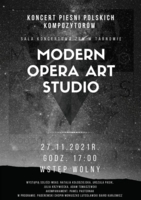 plakat koncertu Modern Opera Art. Studio
