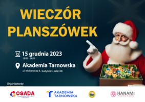 Plakat "Wieczoru Planszówek"