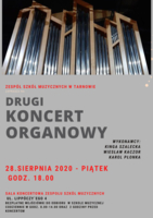 Plakat koncertu organowego