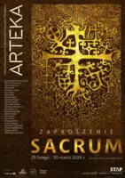 Plakat wystawy "Sacrum"