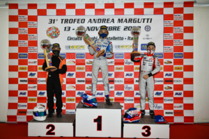 Maciej Gładysz na podium 31. Trofeo  Andrea Margutti