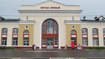 Dworzec w Kotłasie