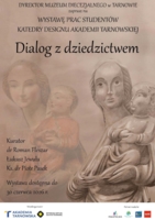 Plakat wystawy "Dialog z dziedzictwem"