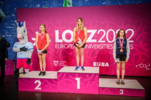 Podium Europejskich Igrzysk Akademickich 2022