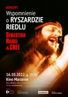 Plakat koncertu "Wspomnienie o Ryszardzie Riedlu"