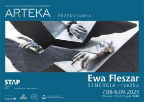 Plakat wystawy Ewy Fleszar
