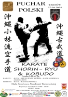 Plakat Pucharu Polski w karate i kobudo