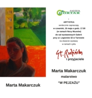 Plakat wystawy Marty Makarczuk