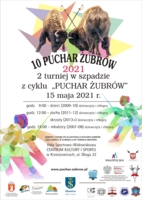 Plakat "Pucharu Żubrów" w szermierce
