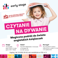 Plakat akcji "Czytanie na dywanie"