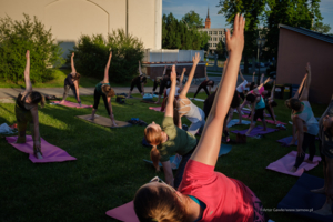 joga w parku