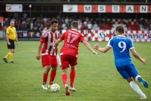 Mecz piłki nożnej: Tarnovia - Wolania Wola Rzędzińska