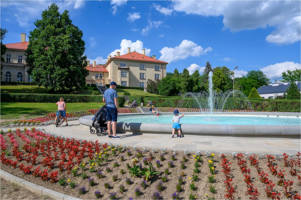 Nowa fontanna w parku Sanguszków