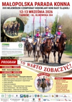 Plakat Małopolskiej Parady Konnej