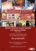 Plakat wystawy Eugeniusza Molskiego