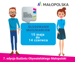 Plakat Budżetu Obywatelskiego Małopolski