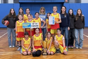 Zwycięski zespół Szkoły Podstawowej nr 18 w Tarnowie
