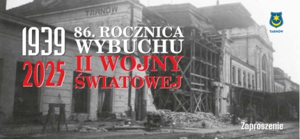 Zaproszenie na uroczystość z okazji rocznicy wybuchu II wojny światowej