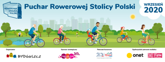 Plakat "Pucharu Rowerowej Stolicy Polski"