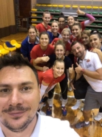 Siatkarki i trenerzy Roleski Grupa Azoty PWSZ Tarnów