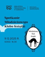 Plakat spotkania Młodzieżowego Domu Książki