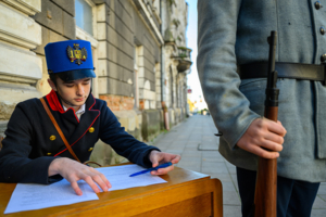 Happening rekonstrukcyjny - ostatnie sceny zwycięskiego zrywu niepodległościowego