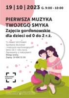 Plakat zajęć gordonowskich w Domu Kultury Westerplatte