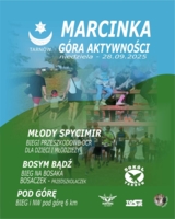 Plakat wydarzenia "Marcinka - góra aktywności"