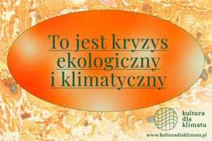 Plakat kultury dla klimatu