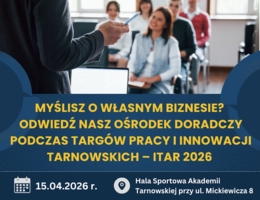 plakat wydarzenia PUP w Tarnowie