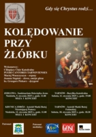 Plakat "Kolędowania przy żłóbku"